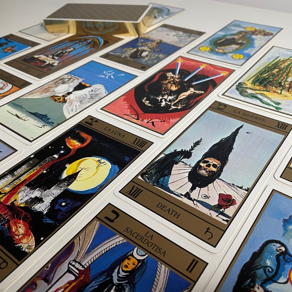 SEALED RARE Salvador Dalí Collector Tarot Spiritual Angelic Oracle Guidance Deck - Picture 3 of 7